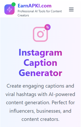 Instagram Caption Generator
