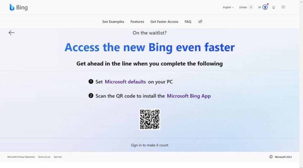 bing search engine