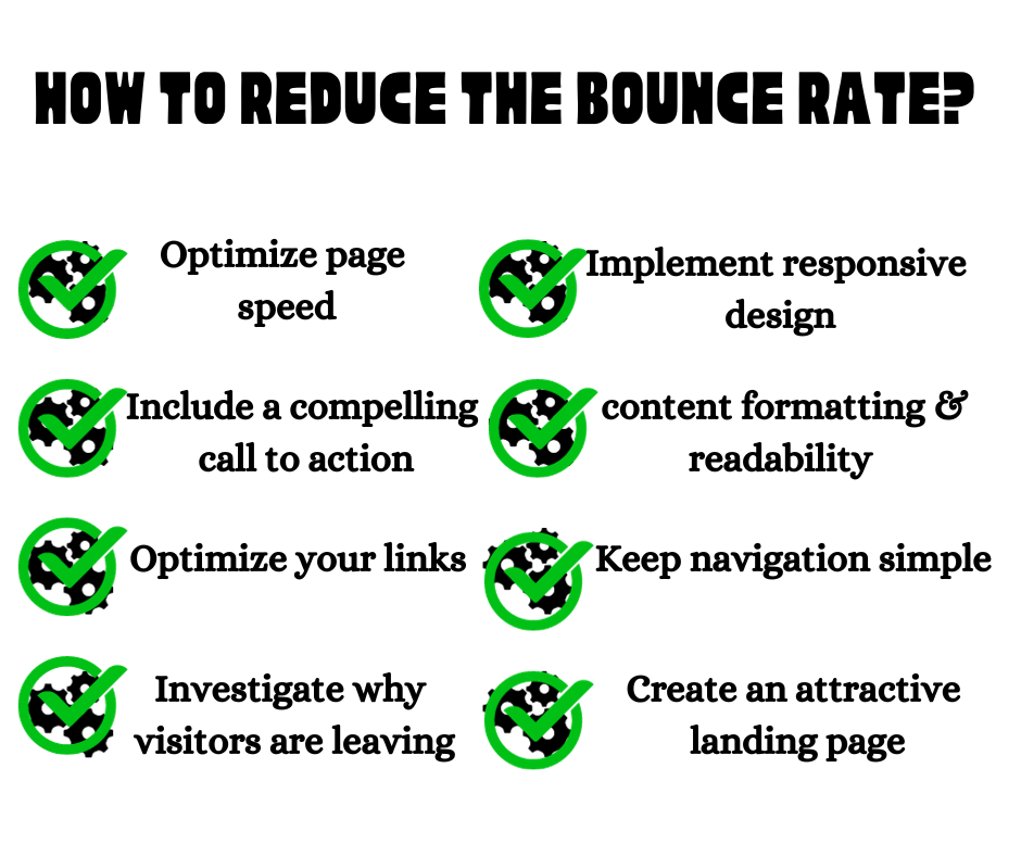 How to reduce the bounce rate 