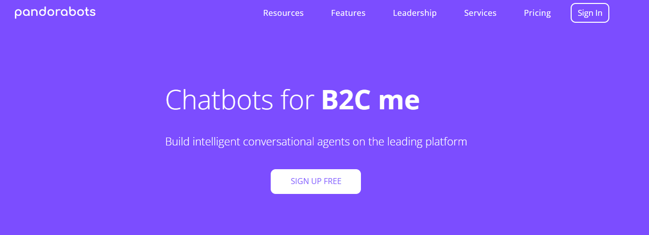 Pandorabots AI chatbot platform