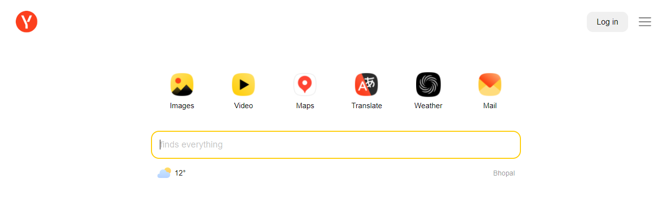 Yandex alternative of Google