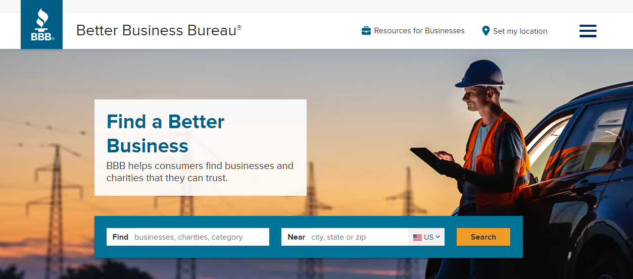 Better Business Bureau local business directories